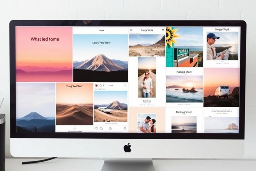Plantillas de Instagram y fotos de stock creadas con Canva