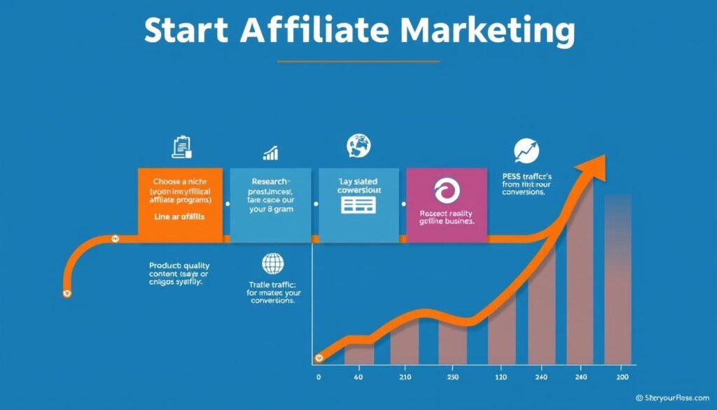 Proceso paso a paso para iniciar en el marketing de afiliación
