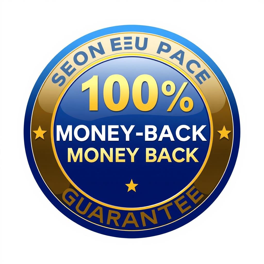 Sello de garantía de devolución 100% Sello de garantía de devolución 100%