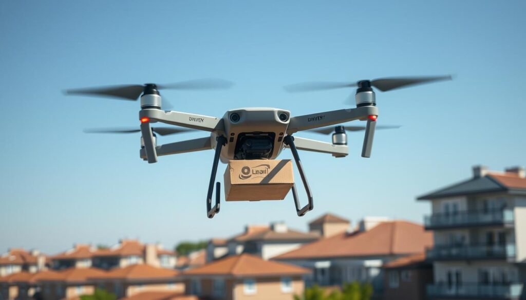 Servicio de entrega con drones para última milla